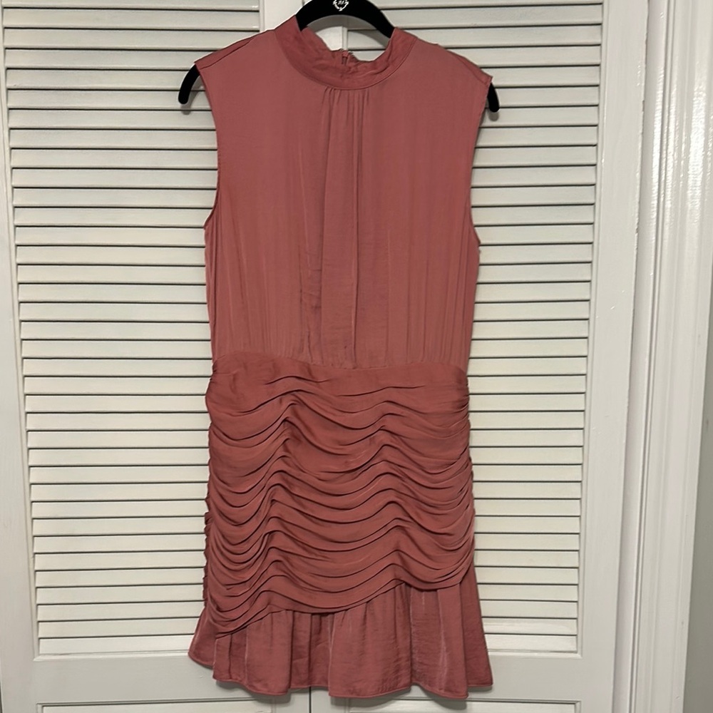 Naked Zebra Rose Sleeveless Mini Dress - Picture 1 of 4